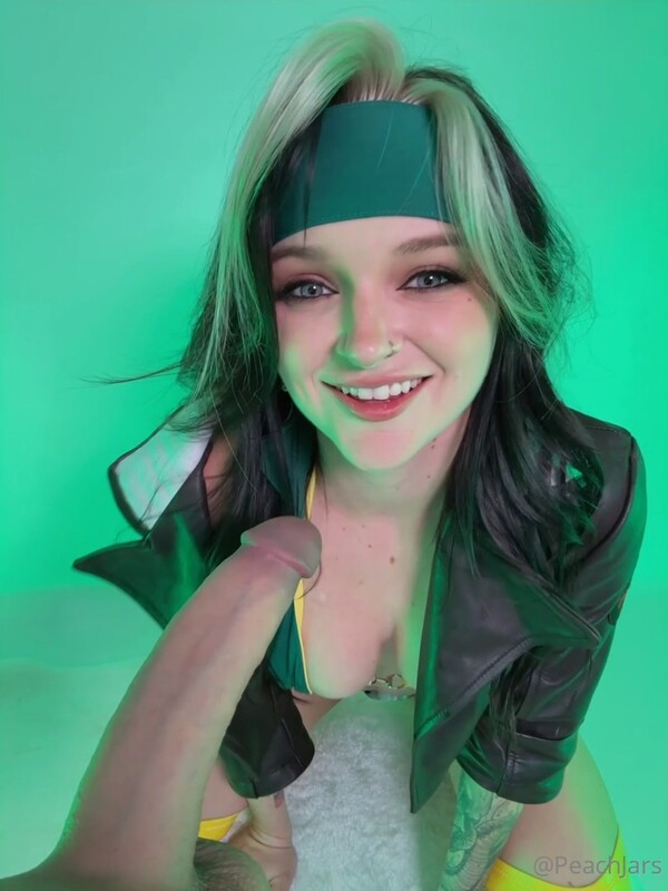 Peachjars - X-Men Rogue Blowjob [FullHD 1080P]  