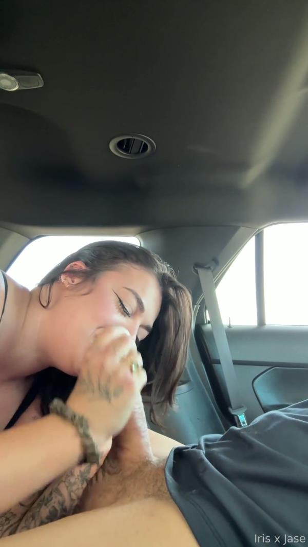 Cerie Blue - Sloppy Deepthroat ATM Car Sex And Throatpie With Jase [FullHD 1080P]  