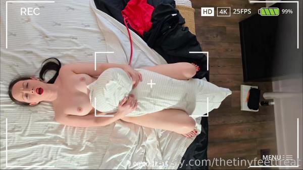 Tinyfeettreat (thetinyfeettreat) - Hidden Camera: Pillow Humping, Self Worship, and Masturbation [HD 720P]  - OnlyFans