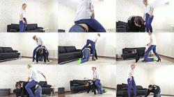 Boss Girls - Queen Hanna - Hard strokes drive him forward [FullHD 1080P]  