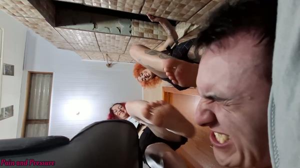 Pain And Pressure - 73 Beatriz And Madu Extreme Face Crush POV [FullHD 1080P]  