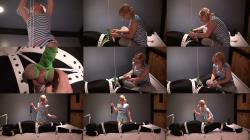 Christina Qccp - Electric Green Fishnets [SD 480P]  