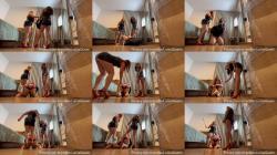 Lunna Queen and my friend - Spanking And Cbt [HD 720P]  