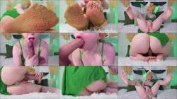 TheTinyFeetTreat - Tinkerbell Stuffs Both Tight Holes 4K [4K 2160P]  