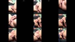 Sexy_Seecret - Hei?e Blondine fingert sich im Auto zum Hohepunkt [FullHD 1080P]  - MyDirtyHobby