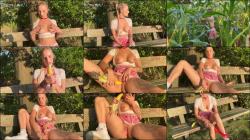 HannaSecret - Solo Fick im Freien - Liebe mich im Dirndl [FullHD 1080P]  - MyDirtyHobby