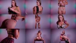 Scarlet Chase - RolePlay Lingerie TryOn BTS Dildo Squirt [4K 2160P]  