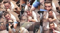 Dirty_Desire - Sie lachelt wahrend mein Sperma in ihren Mund spritzt [FullHD 1080P]  - MyDirtyHobby