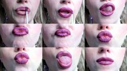 Petite Mercy - Dark Purple Lipstick and Lip Sniffs [FullHD 1080P]  