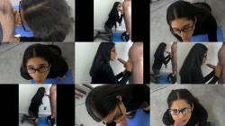 Ericas Chronicles - Secretary Erica Throats A Cock Gets Cum All Over Her Face And Turtleneck [FullHD 1080P]  