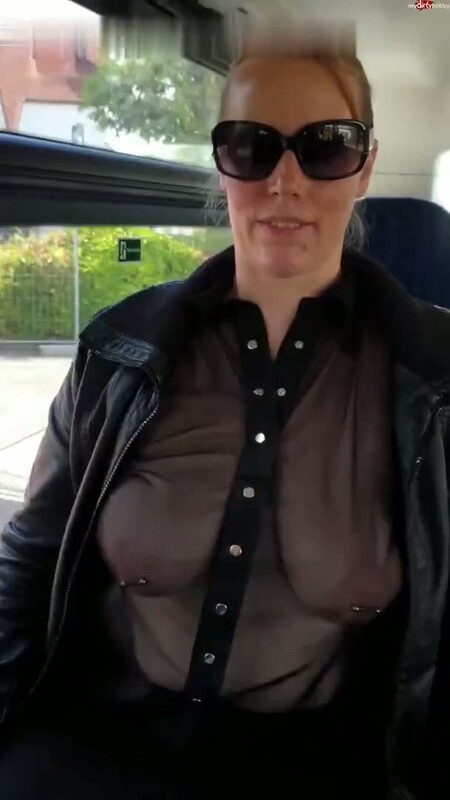UserBitch - Titten zeigen im Stadtbus [SD 608P]  - MyDirtyHobby