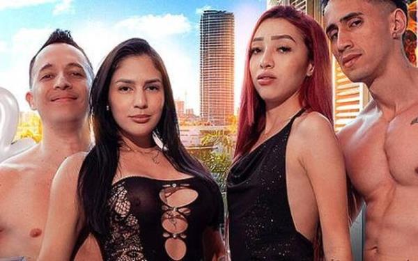 Ashley Sanz, Doll Clarke - Two Hot Couples [FullHD 1080P]  - SexMex