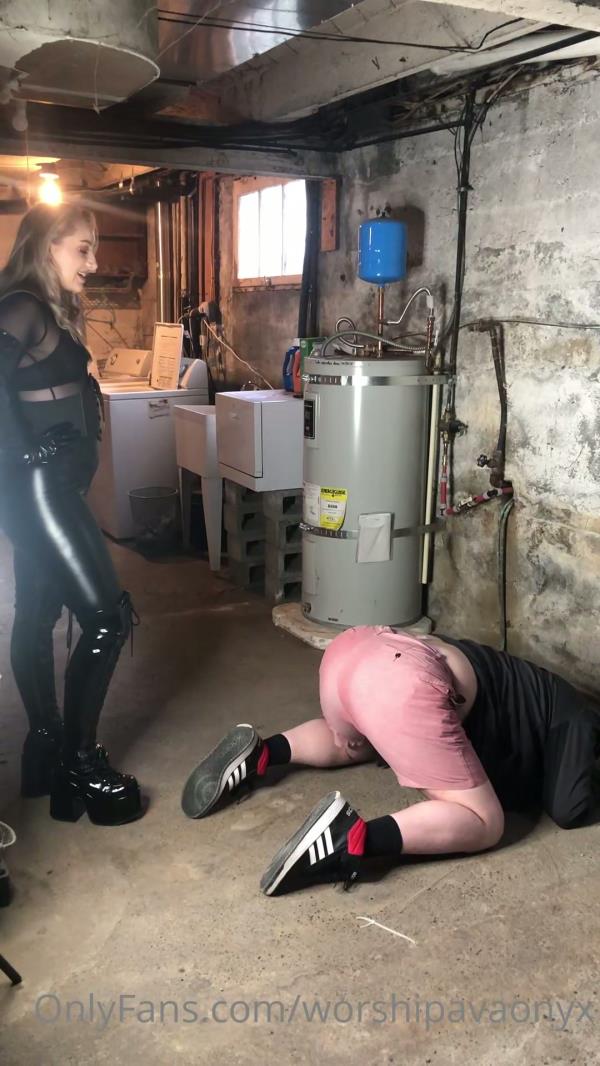 Goddess Ava Onyx - Ball Busting And Wedgie On A Fresh Slave I Love The Way It Squirms [FullHD 1080P]  