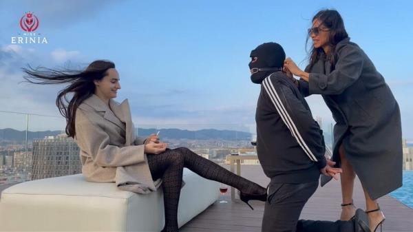 Misserinia: The Three Mistresses Humiliate The Slave On The Rooftop [FullHD 1080P]  