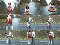 Sexy-Nadine - Mitten auf der Strasse gefickt [HD 720P]  - MyDirtyHobby