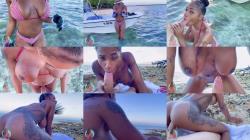 Sarai Minx Ebony Goddess In Bikini Sucks And Fucks In The Public Beach After Snorkeling [FullHD 1080P]  