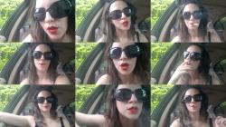 Sage Eldritch - Red Lipstick Cigarette Smoking Inhales and Exhales [FullHD 1080P]  