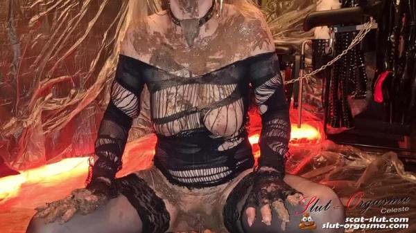 Slutorgasma � Extreme Disgusting Scat Pig Shitting Puking Swallowing [HD 720P]  