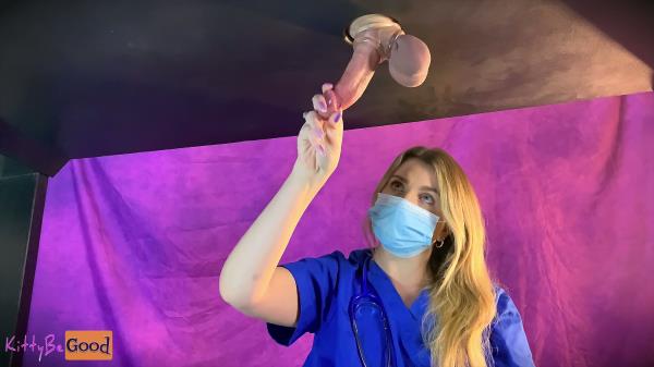 KittyBeGood - Hot Blonde Nurse Drains Big Cock And Balls In Milking Table [4K 2160P]  