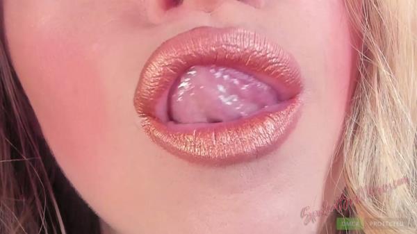Petite Mercy - Metallic Copper Lipstick Application [FullHD 1080P]  