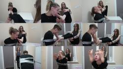 Licking Girls Feet - DORI - Lick and suck my feet slave! [4K 2160P]  