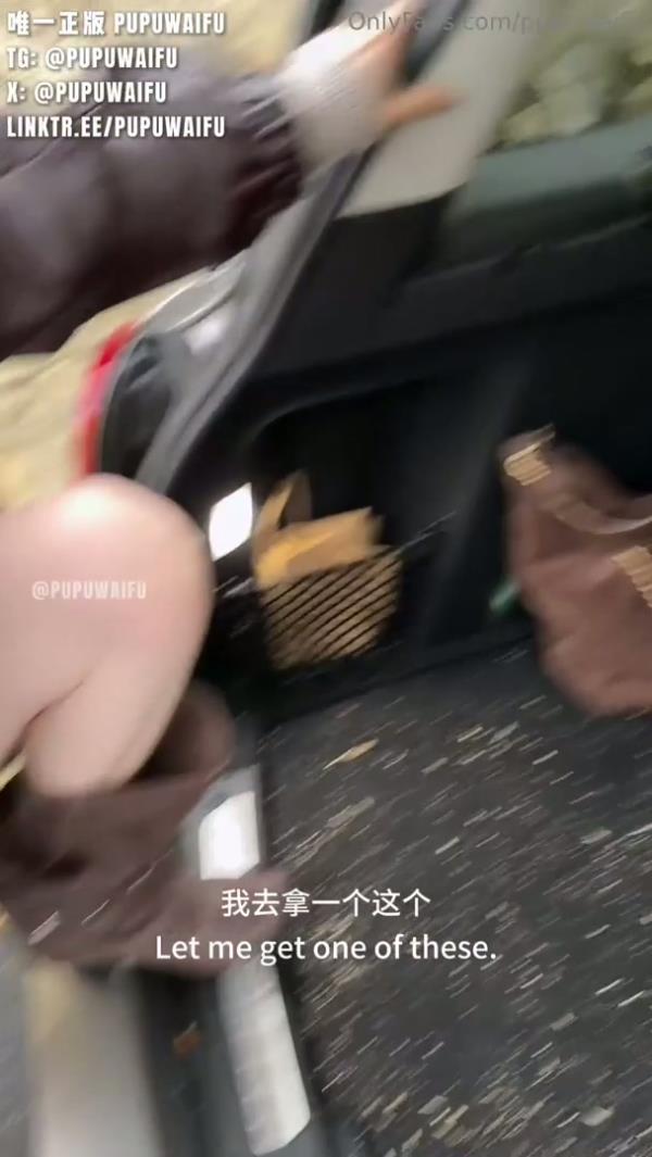 PupuWaifu - Gets Fucked In The Car After Shopping [SD 608P]  