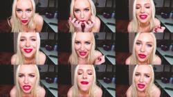 tarababcock - Red Lips And Face Relaxing ASMR JOI w- Countdown [4K 2160P]  