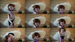 Rita Peach - Redhead Pinup Blowjob POV [FullHD 1080P]  
